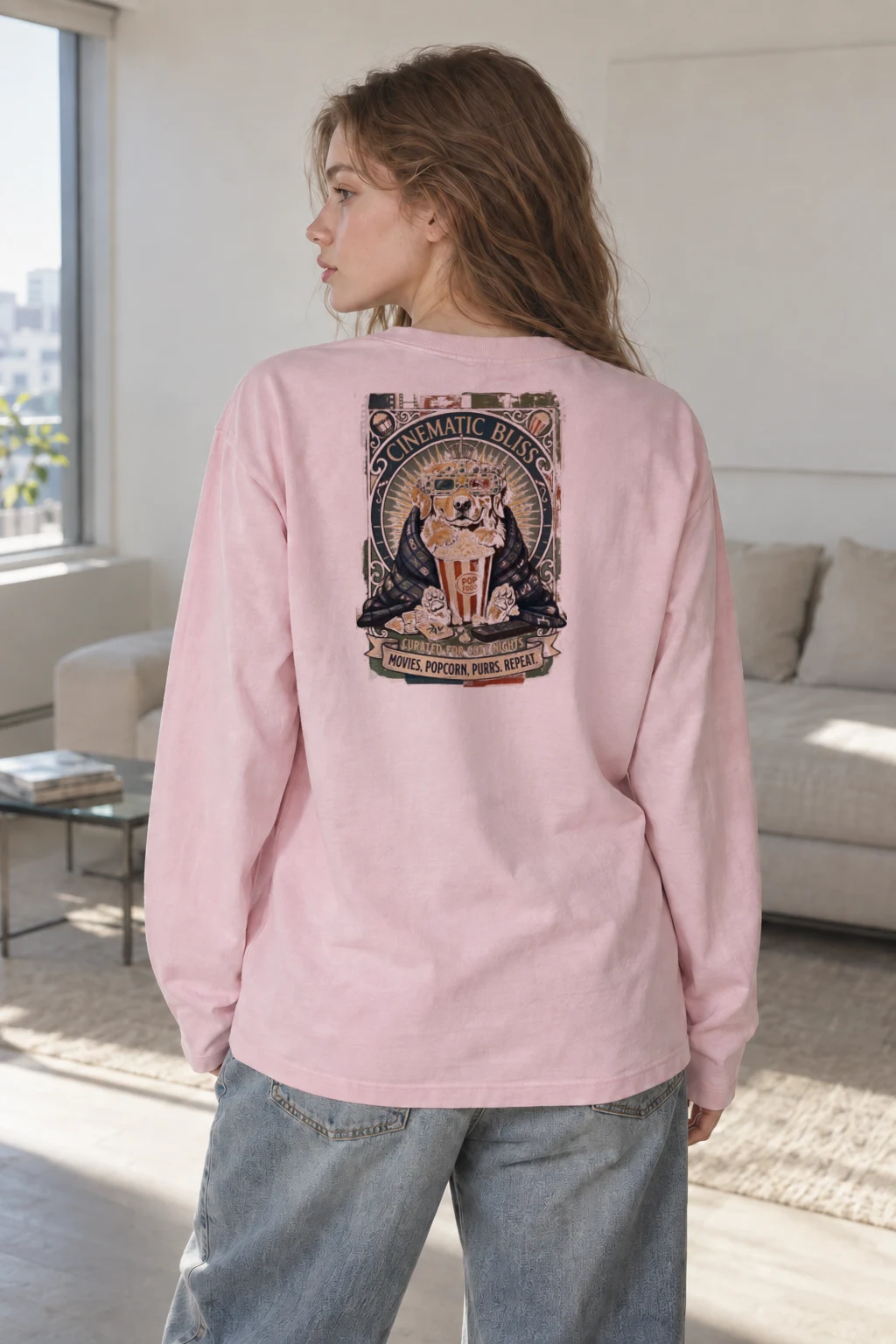 "Cinematic Bliss" Unisex Longsleeve T-shirt | Gildan 2400