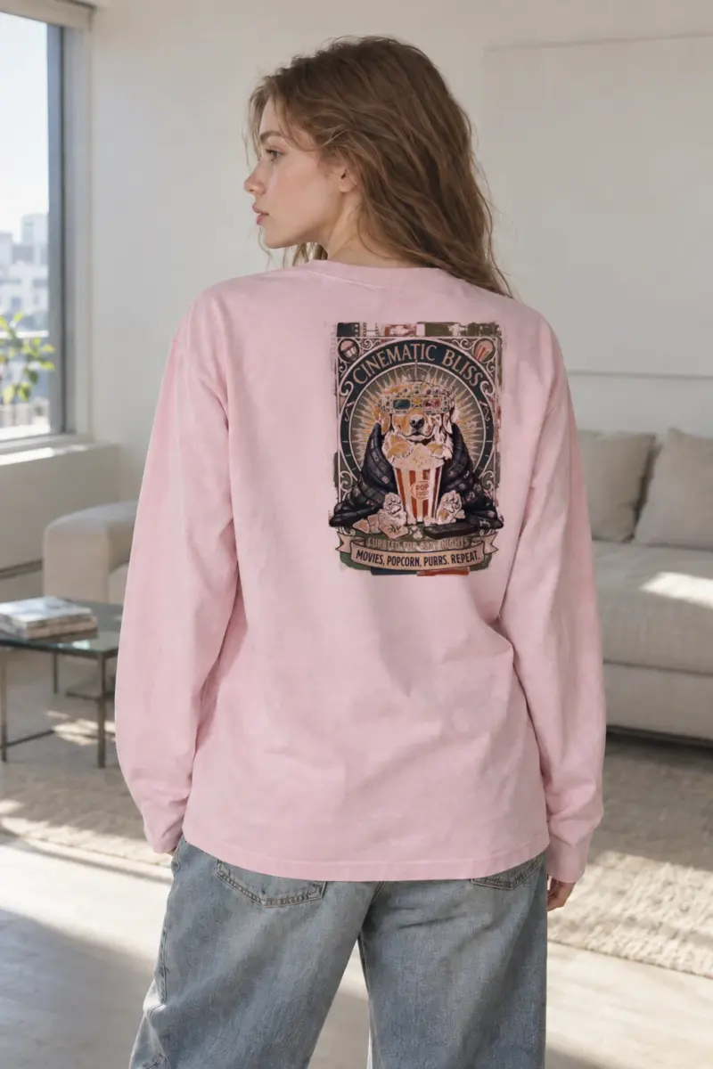 “Cinematic Bliss” Unisex Longsleeve T-shirt | Gildan 2400