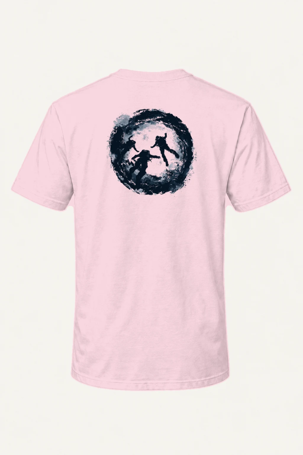 "Circular Dive" Heavyweight Unisex Crewneck T-shirt | Gildan 5000