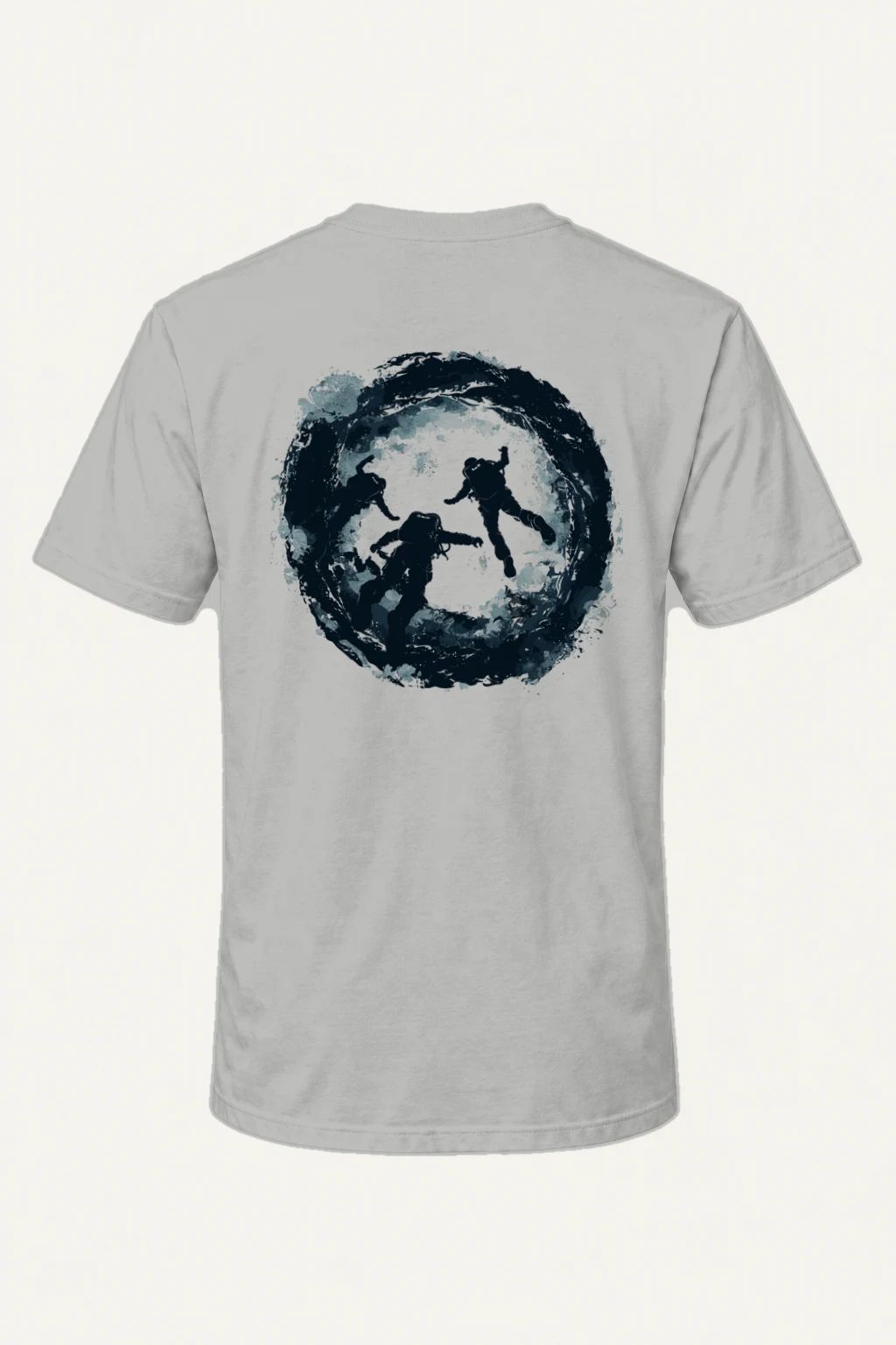"Circular Dive" Heavyweight Unisex Crewneck T-shirt | Gildan 5000