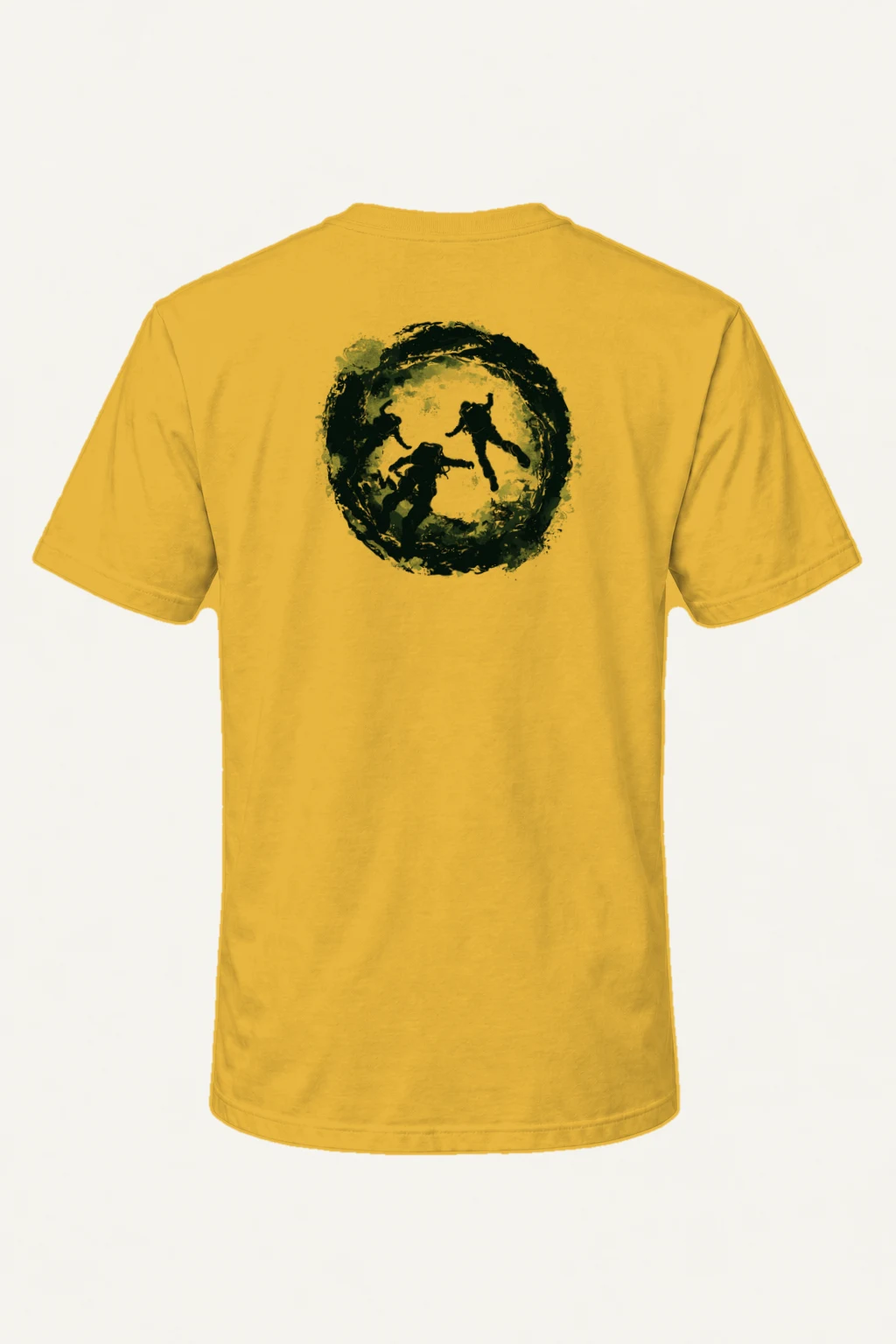 "Circular Dive" Heavyweight Unisex Crewneck T-shirt | Gildan 5000