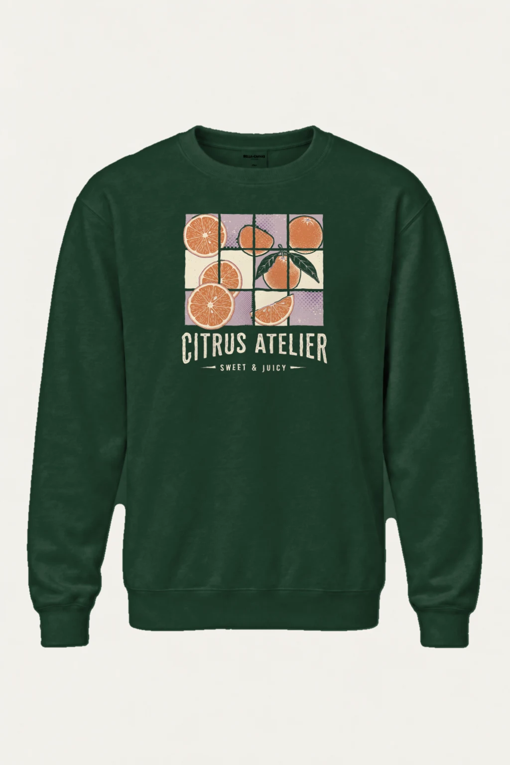 "Citrus Atelier" Heavy Blend Unisex Crewneck Sweatshirt | Gildan 18000