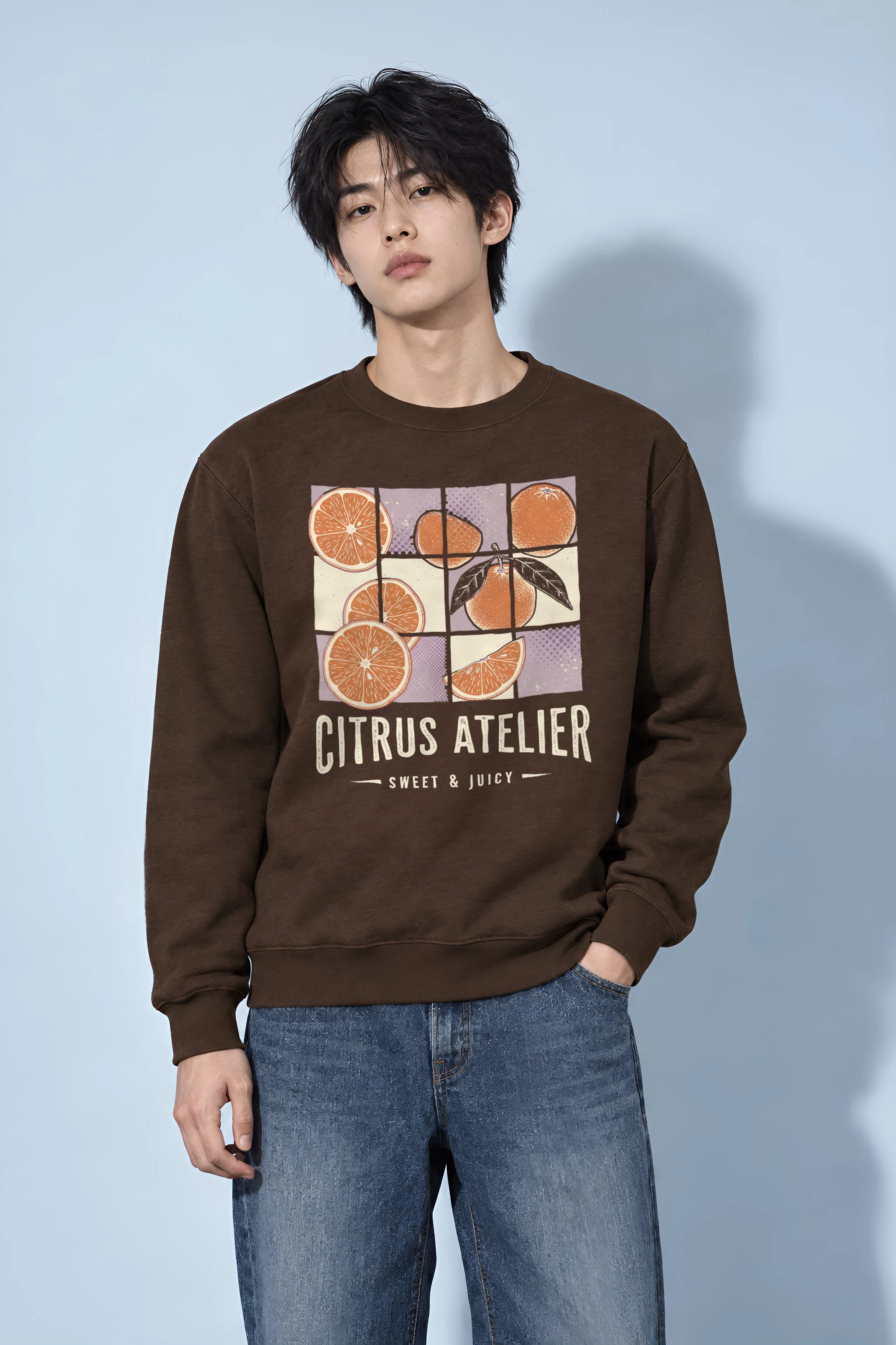 "Citrus Atelier" 1 Crewneck Sweatshirt
