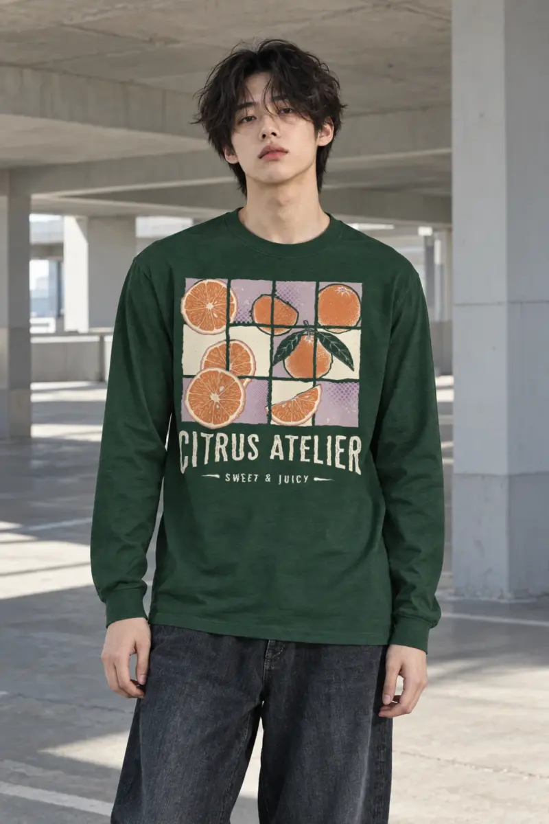 "Citrus Atelier" Unisex Longsleeve T-shirt | Gildan 2400