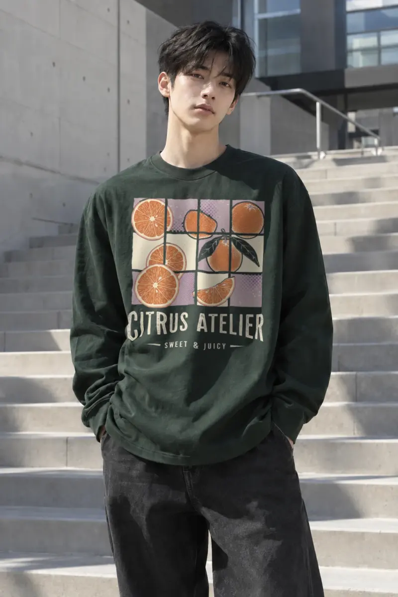 "Citrus Atelier" Unisex Longsleeve T-shirt | Gildan 2400