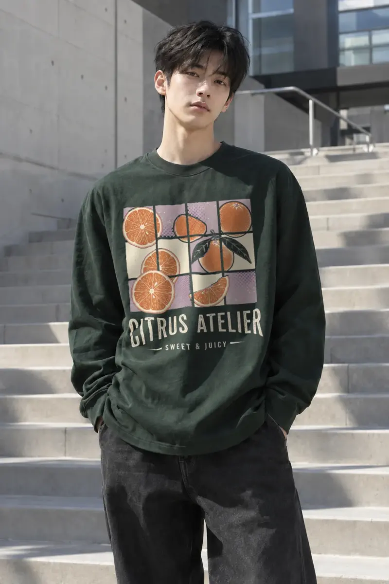 "Citrus Atelier" Unisex Longsleeve T-shirt | Gildan 2400