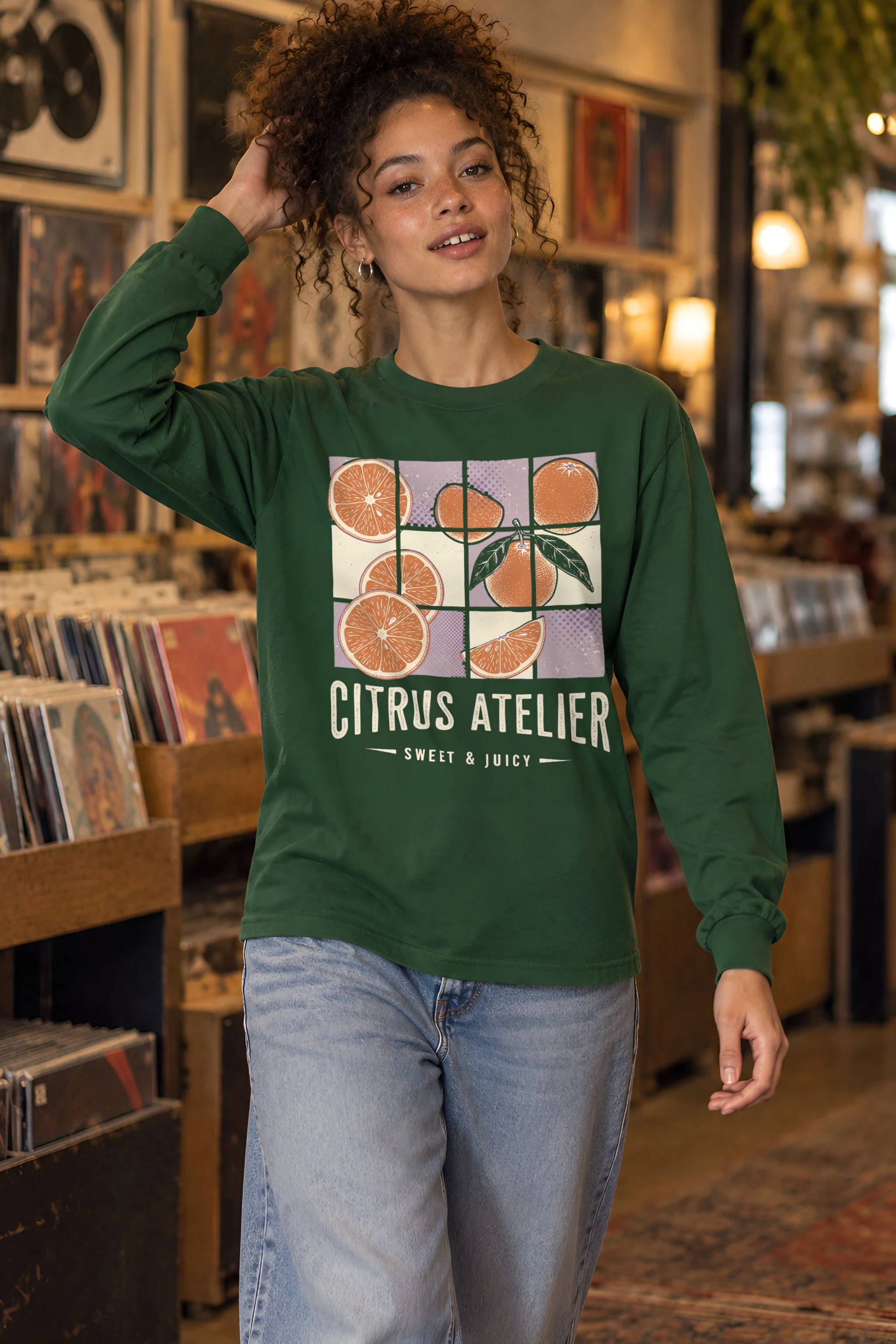 "Citrus Atelier" Unisex Longsleeve T-shirt