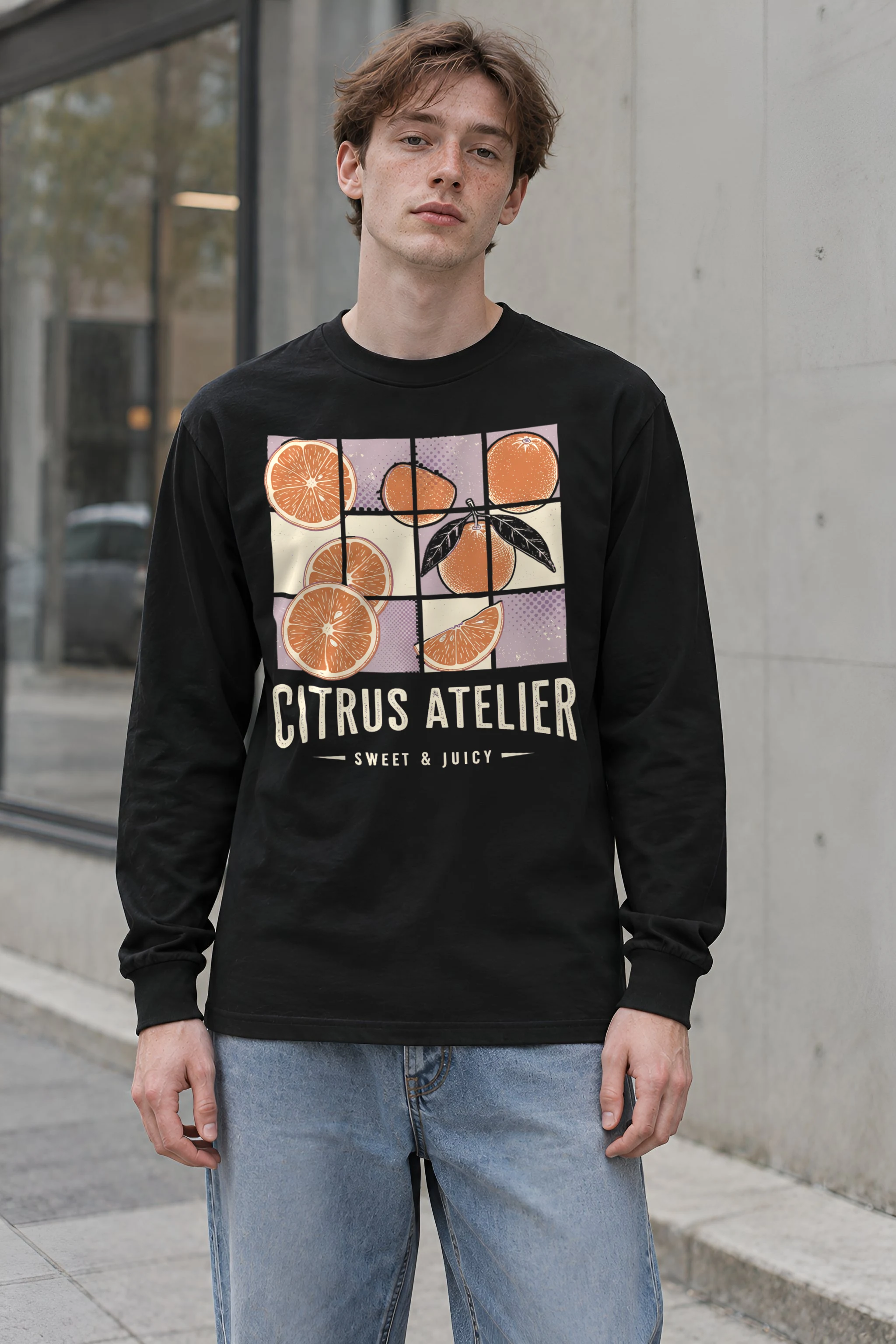 "Citrus Atelier" Unisex Longsleeve T-shirt