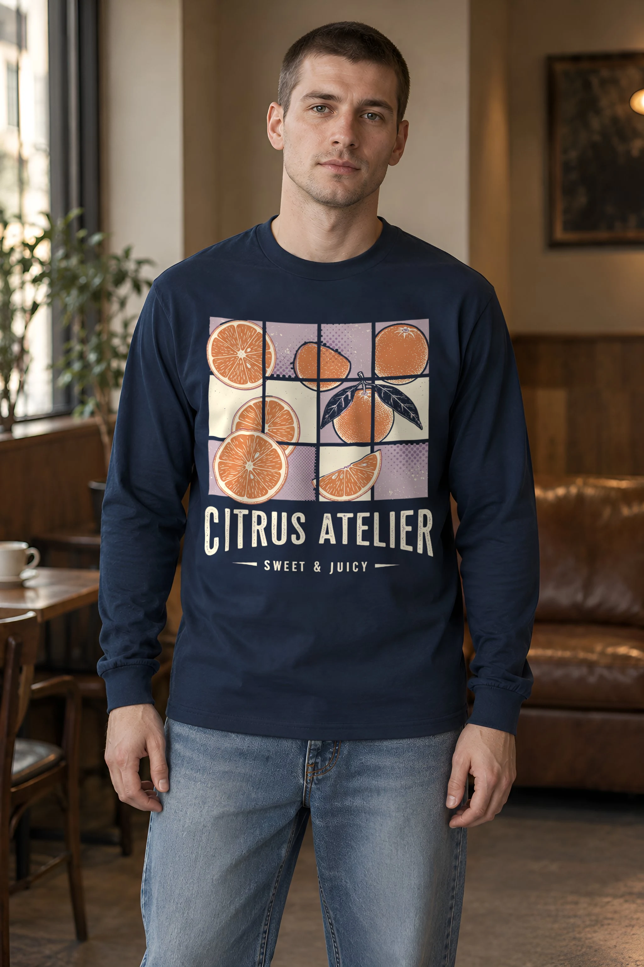 "Citrus Atelier" Unisex Longsleeve T-shirt