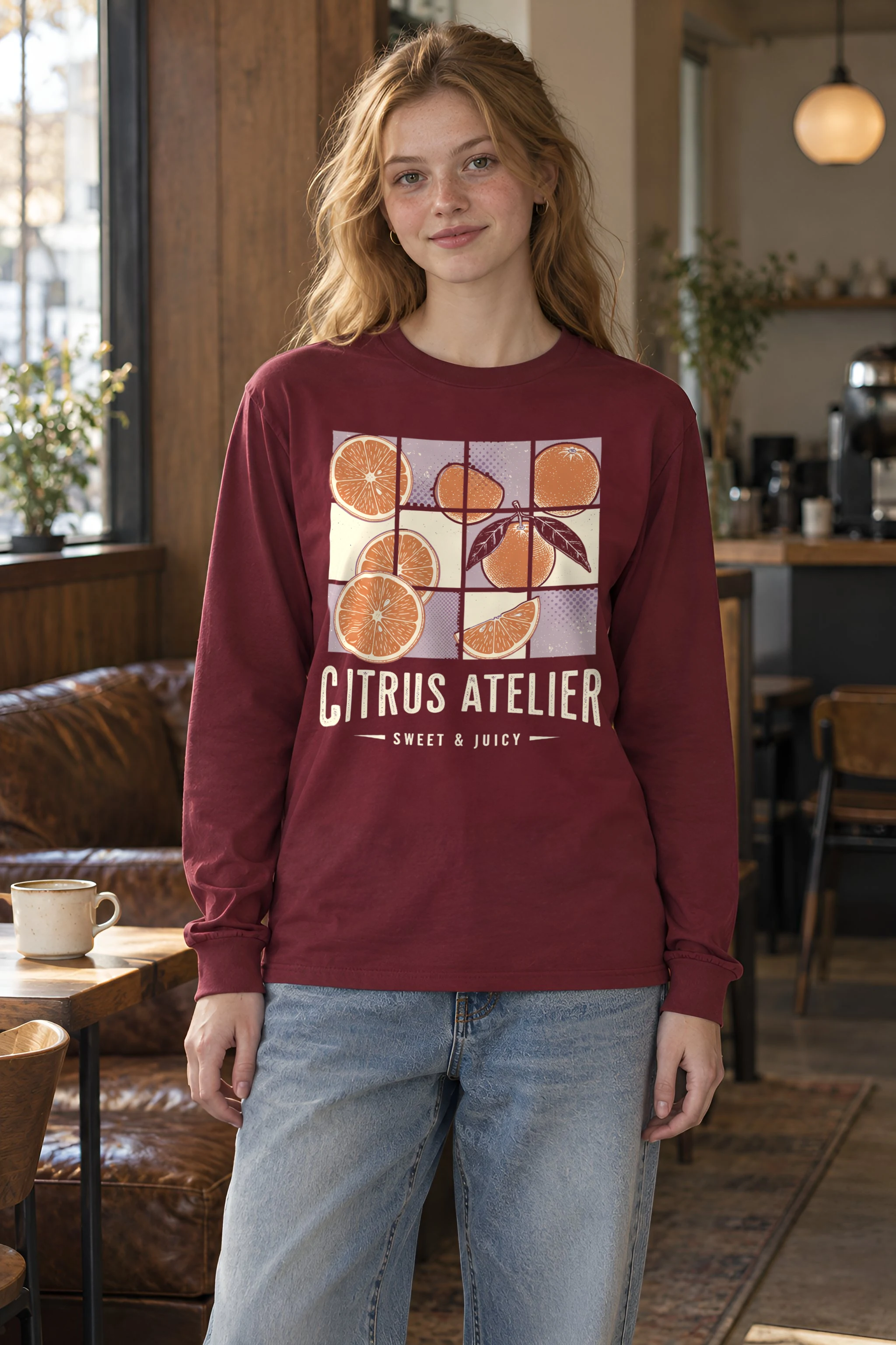 "Citrus Atelier" Unisex Longsleeve T-shirt