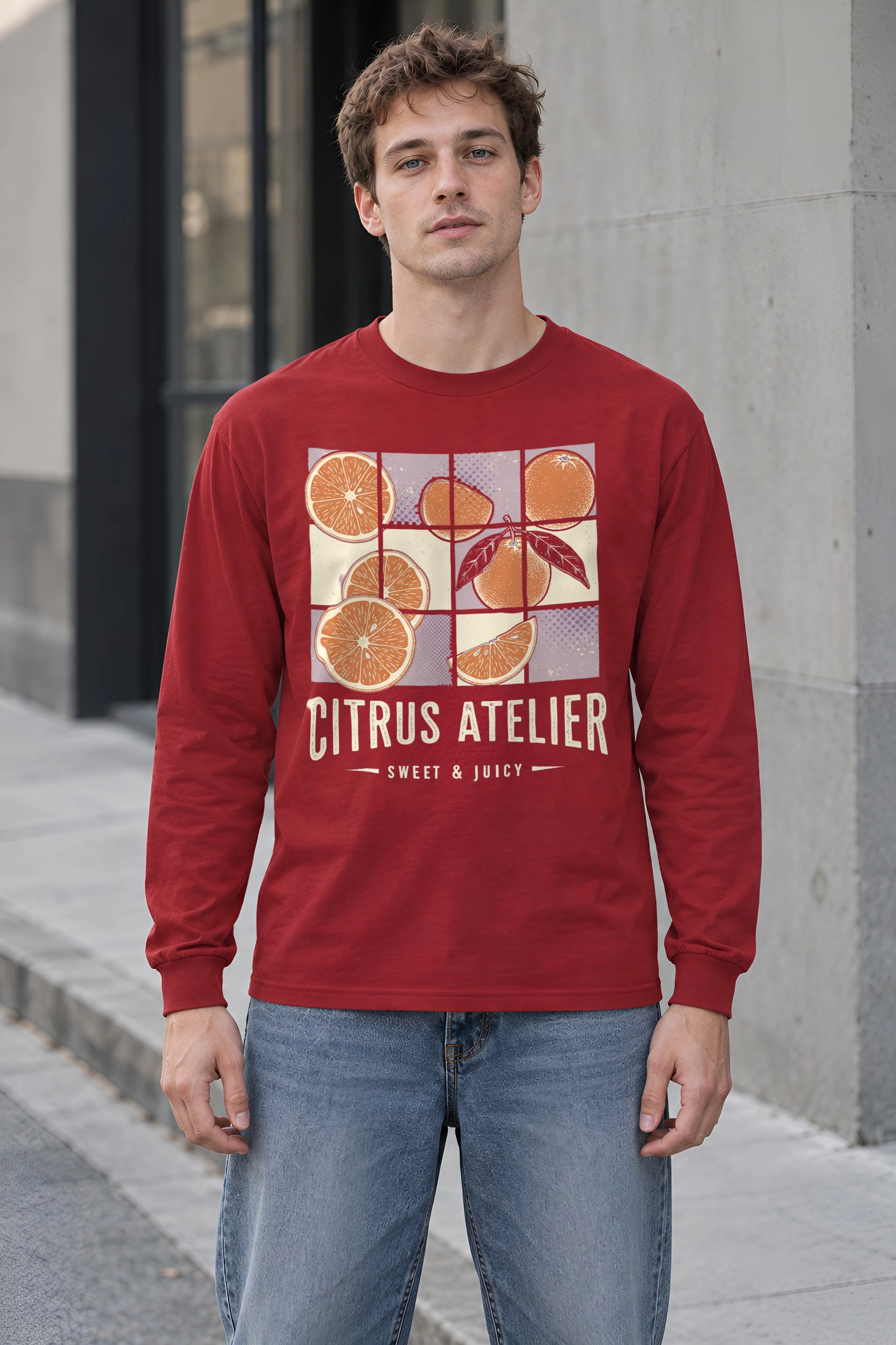 "Citrus Atelier" Unisex Longsleeve T-shirt