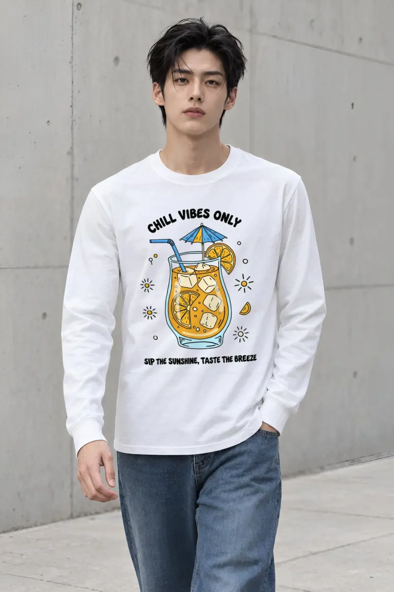 "Citrus Breeze Club" Unisex Longsleeve T-shirt