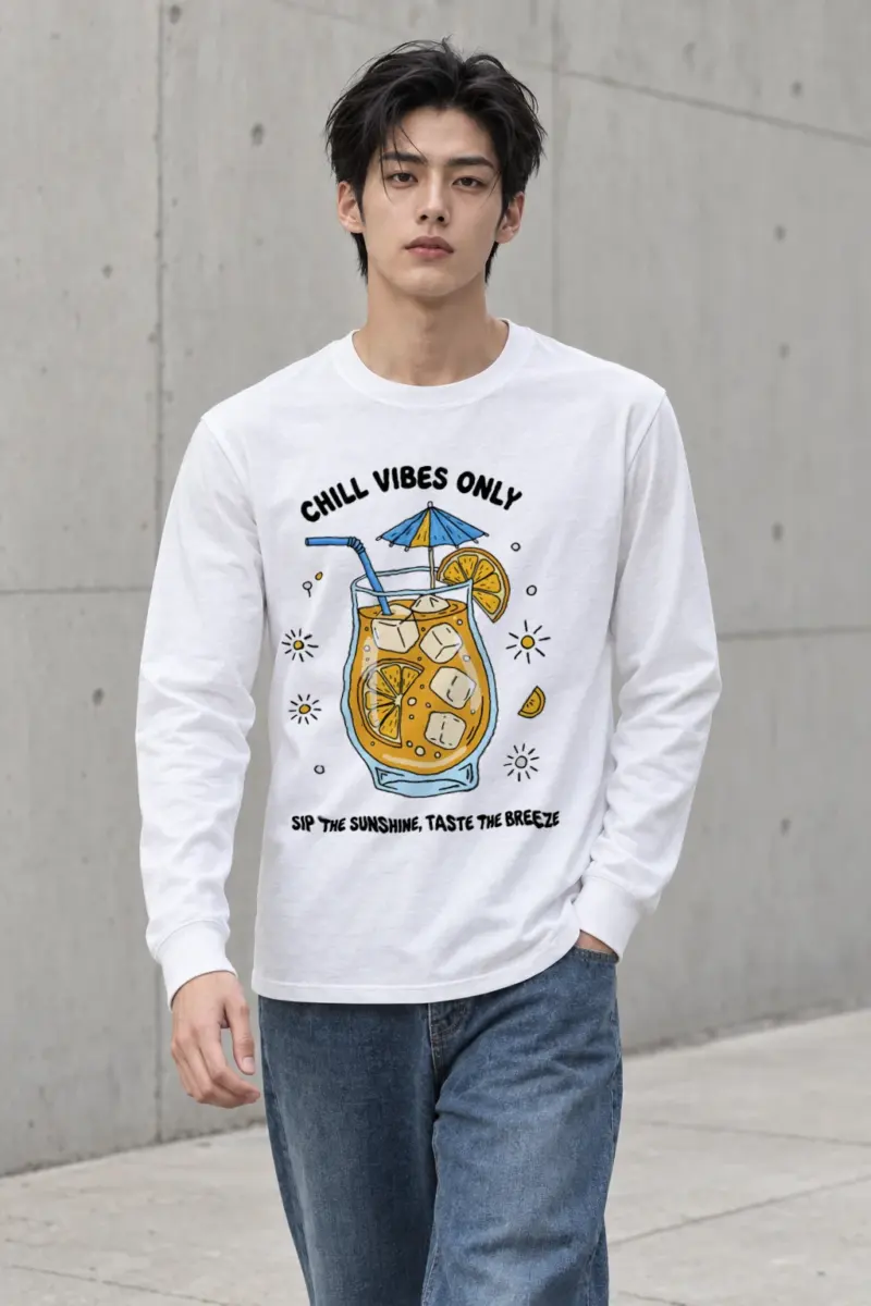 "Citrus Breeze Club" Unisex Longsleeve T-shirt