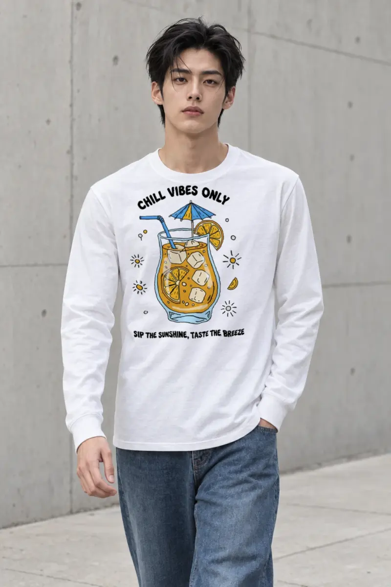 "Citrus Breeze Club" Unisex Longsleeve T-shirt