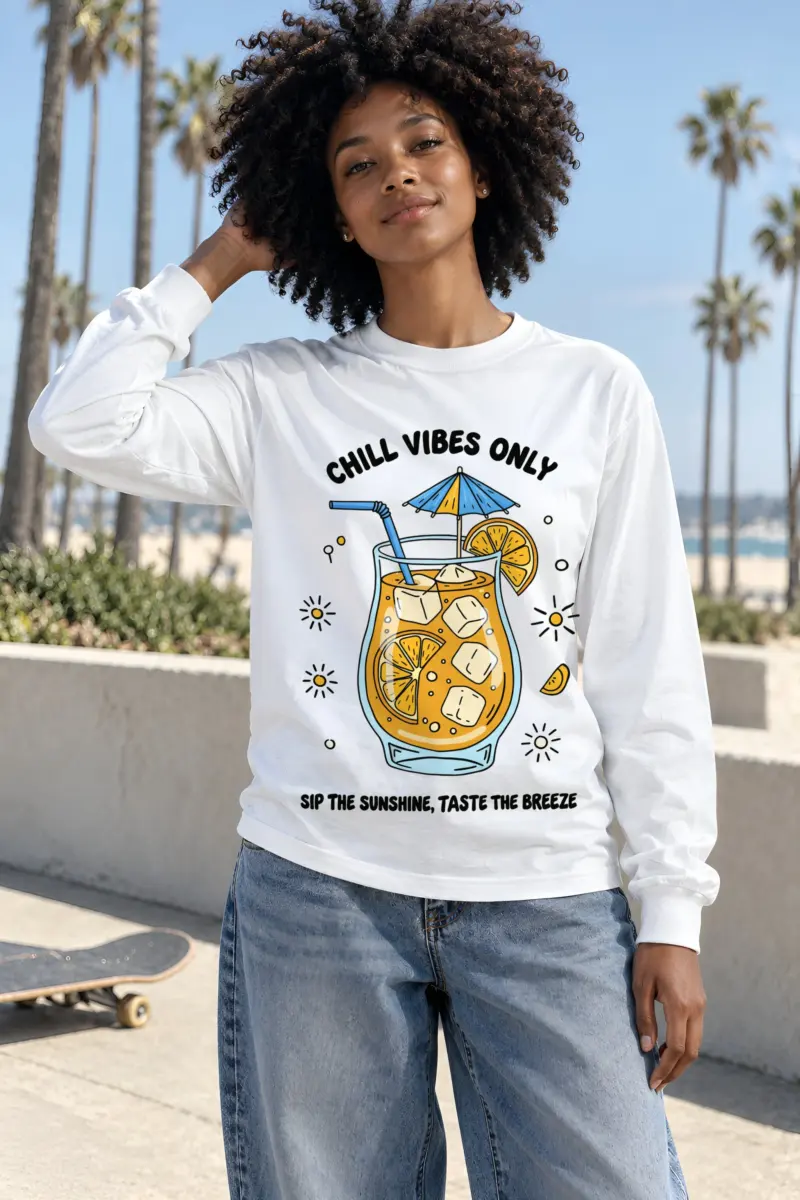 "Citrus Breeze Club" Unisex Longsleeve T-shirt