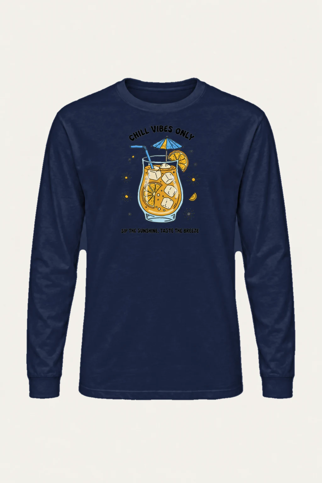 "Citrus Breeze Club" Unisex Longsleeve T-shirt | Gildan 2400