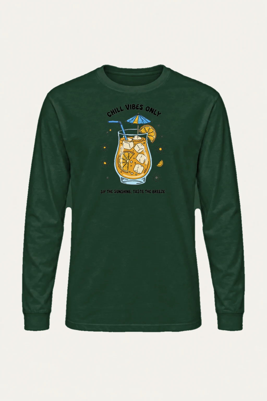 "Citrus Breeze Club" Unisex Longsleeve T-shirt | Gildan 2400