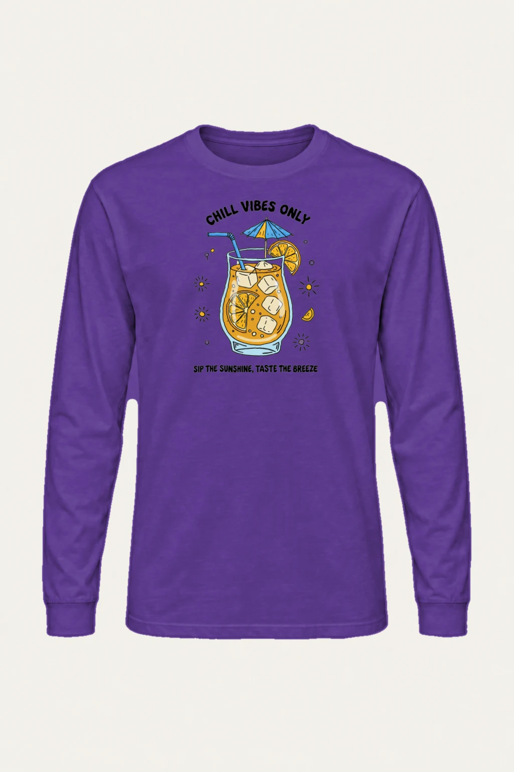 "Citrus Breeze Club" Unisex Longsleeve T-shirt | Gildan 2400