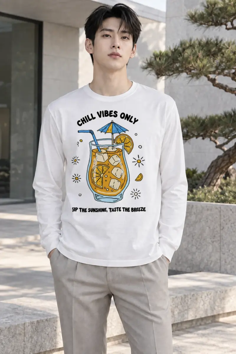 "Citrus Breeze Club" Unisex Longsleeve T-shirt | Gildan 2400
