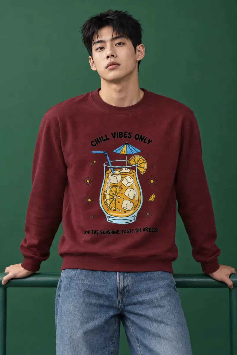 "Citrus Breeze" Heavy Blend Unisex Crewneck Sweatshirt