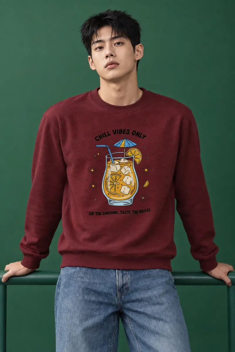 "Citrus Breeze" Heavy Blend Unisex Crewneck Sweatshirt
