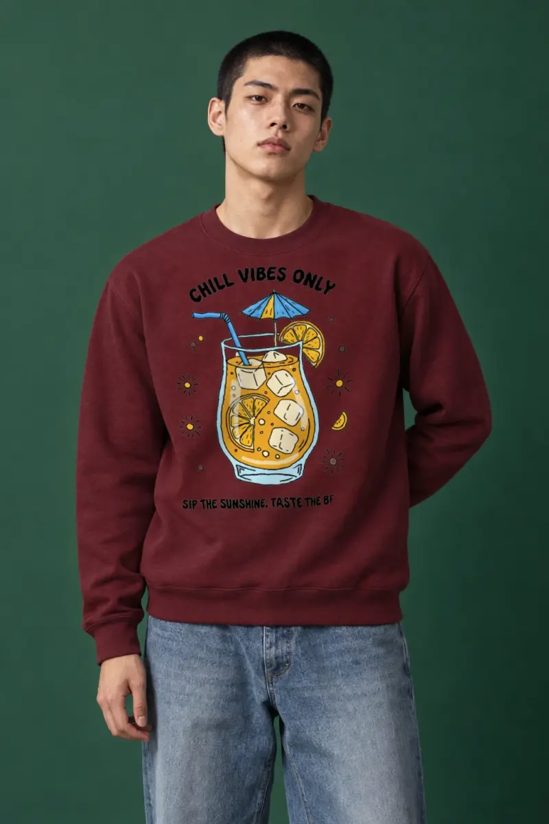 "Citrus Breeze" Heavy Blend Unisex Crewneck Sweatshirt