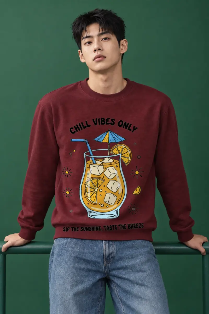"Citrus Breeze" Heavy Blend Unisex Crewneck Sweatshirt