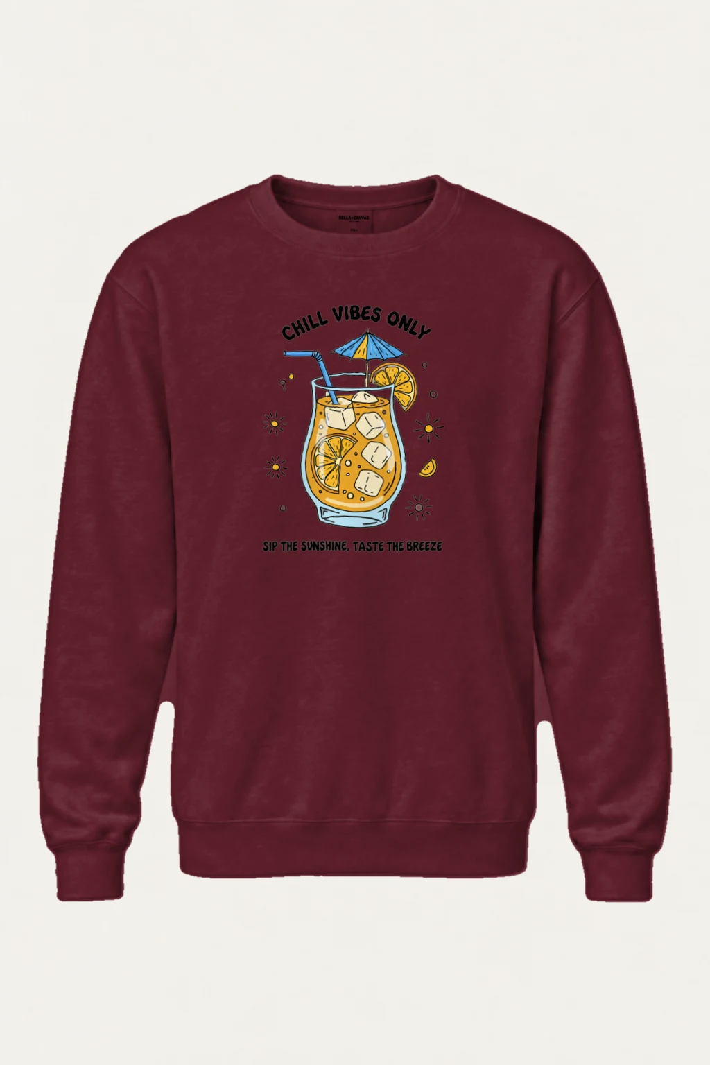 "Citrus Breeze" Heavy Blend Unisex Crewneck Sweatshirt | Gildan 18000