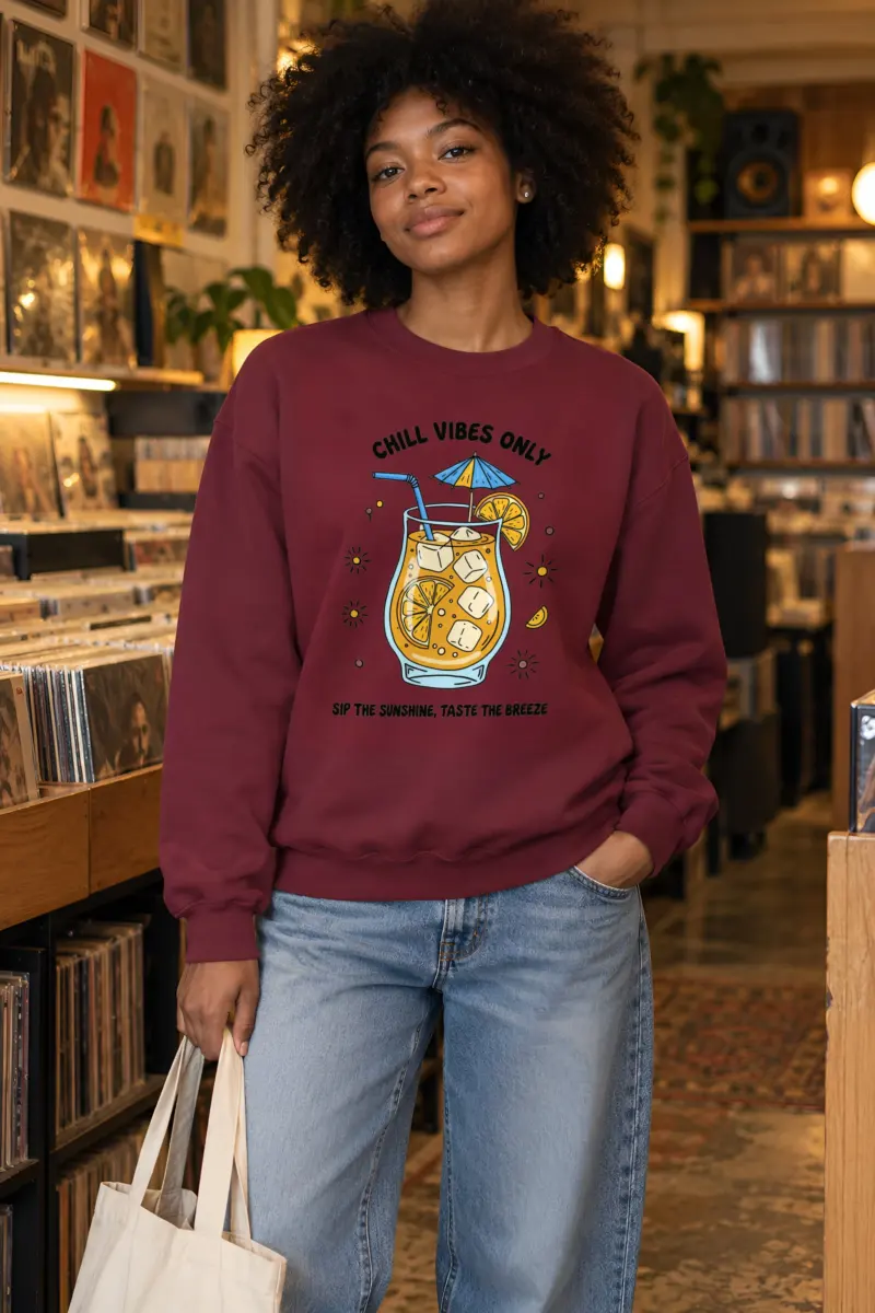 "Citrus Breeze" Heavy Blend Unisex Crewneck Sweatshirt