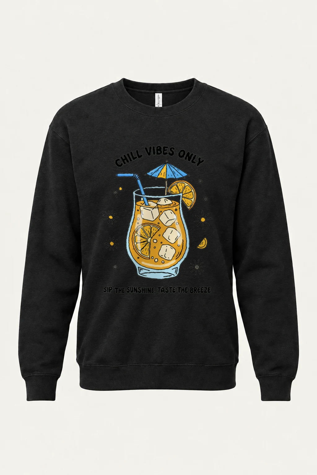 "Citrus Breeze" Heavy Blend Unisex Crewneck Sweatshirt | Gildan 18000