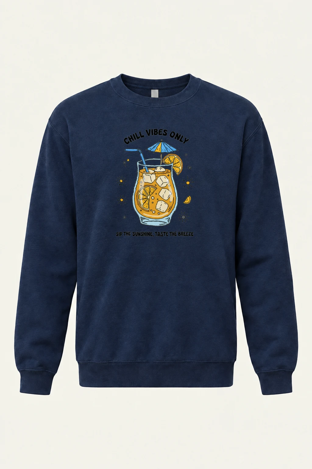 "Citrus Breeze" Heavy Blend Unisex Crewneck Sweatshirt | Gildan 18000