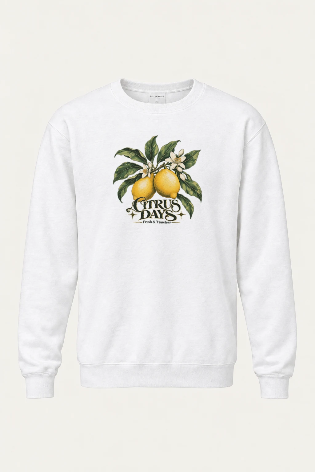 "Citrus Days" Heavy Blend Unisex Crewneck Sweatshirt | Gildan 18000