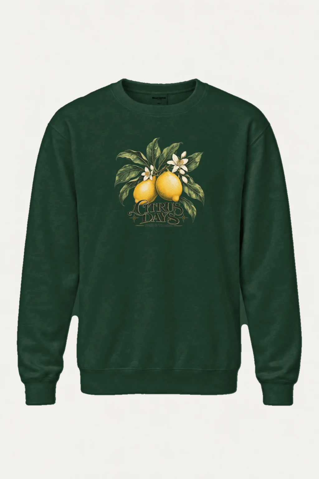 "Citrus Days" Heavy Blend Unisex Crewneck Sweatshirt | Gildan 18000