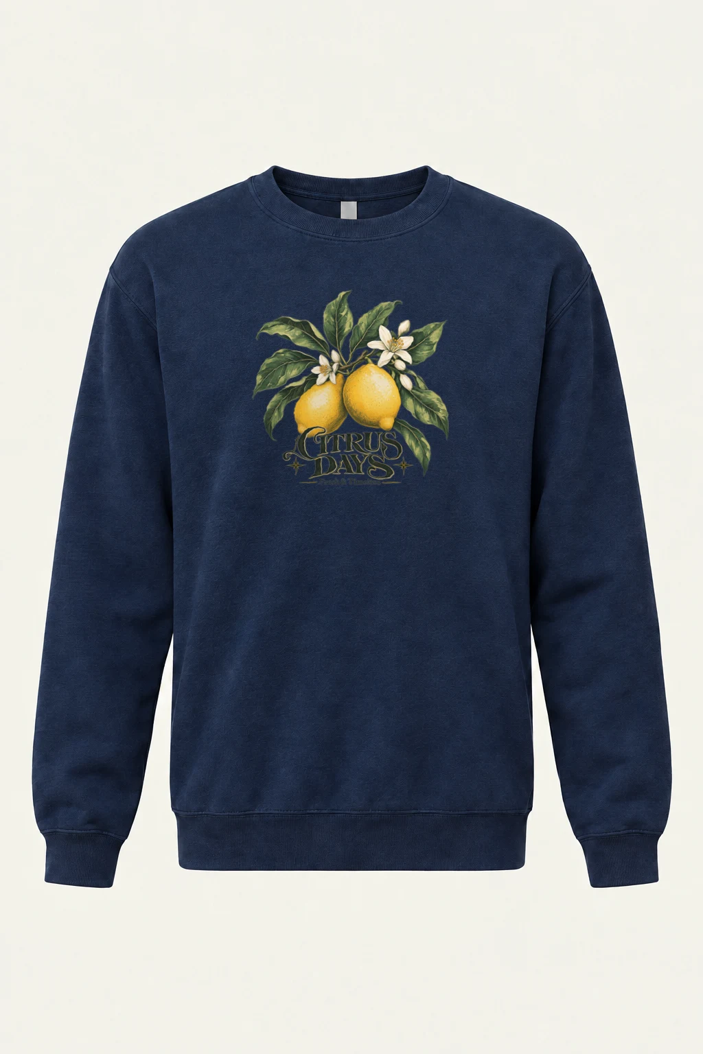"Citrus Days" Heavy Blend Unisex Crewneck Sweatshirt | Gildan 18000