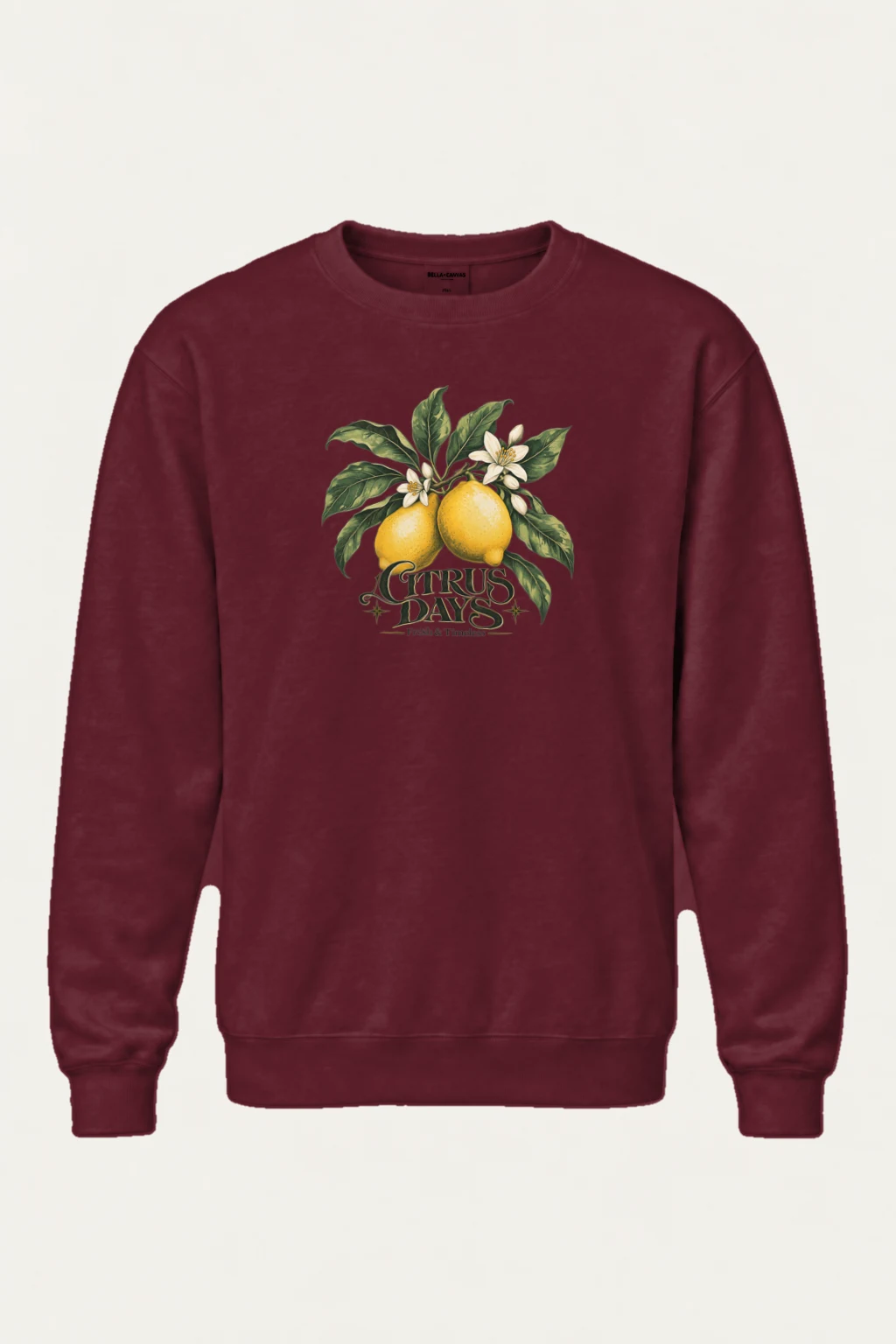 "Citrus Days" Heavy Blend Unisex Crewneck Sweatshirt | Gildan 18000