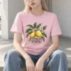 "Citrus Days" Heavyweight Unisex Crewneck T-shirt