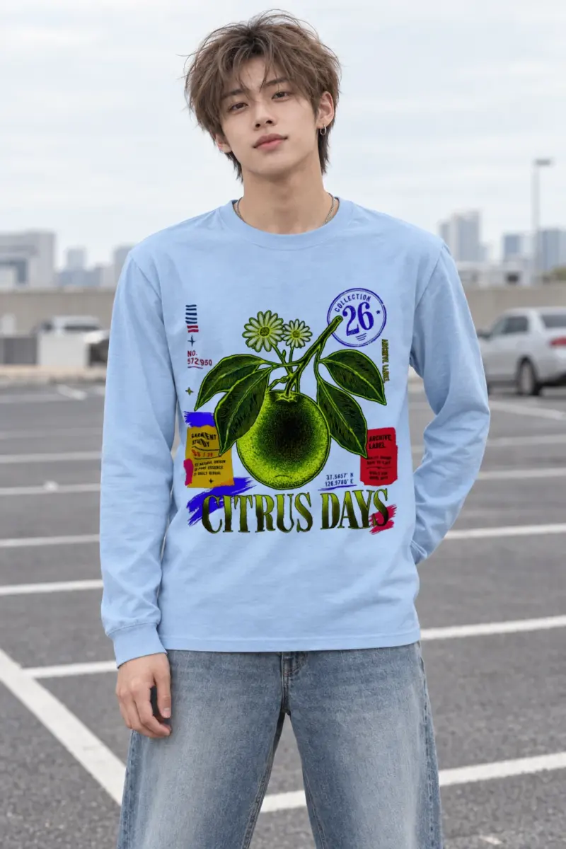 "Citrus Days" Unisex Longsleeve T-shirt
