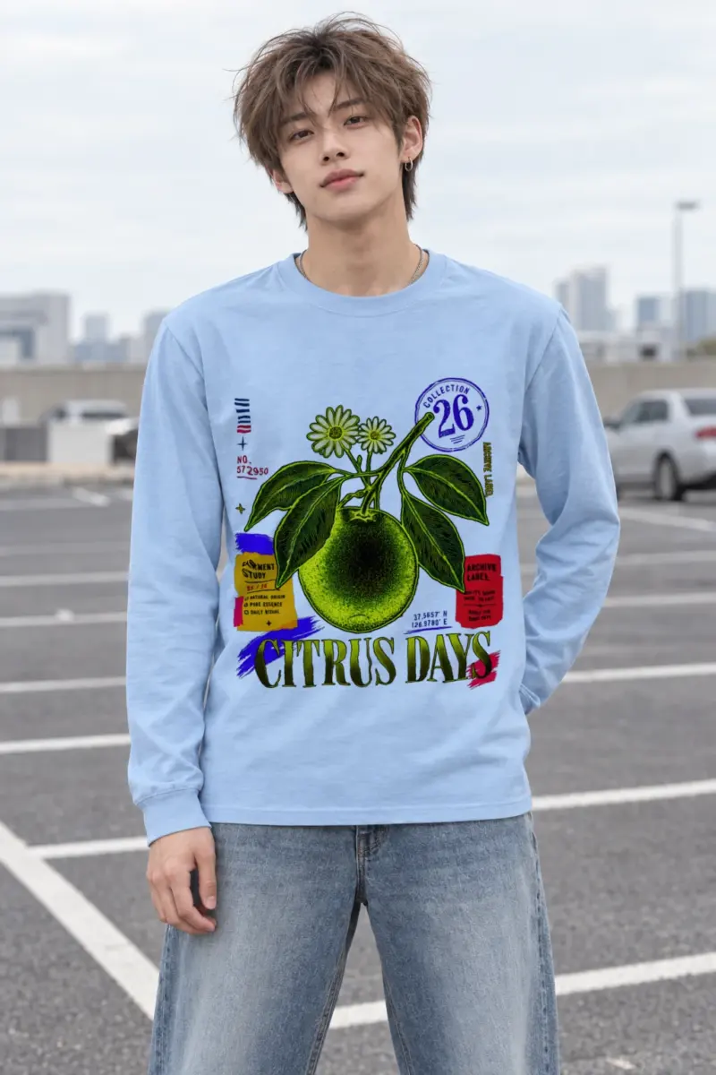 "Citrus Days" Unisex Longsleeve T-shirt