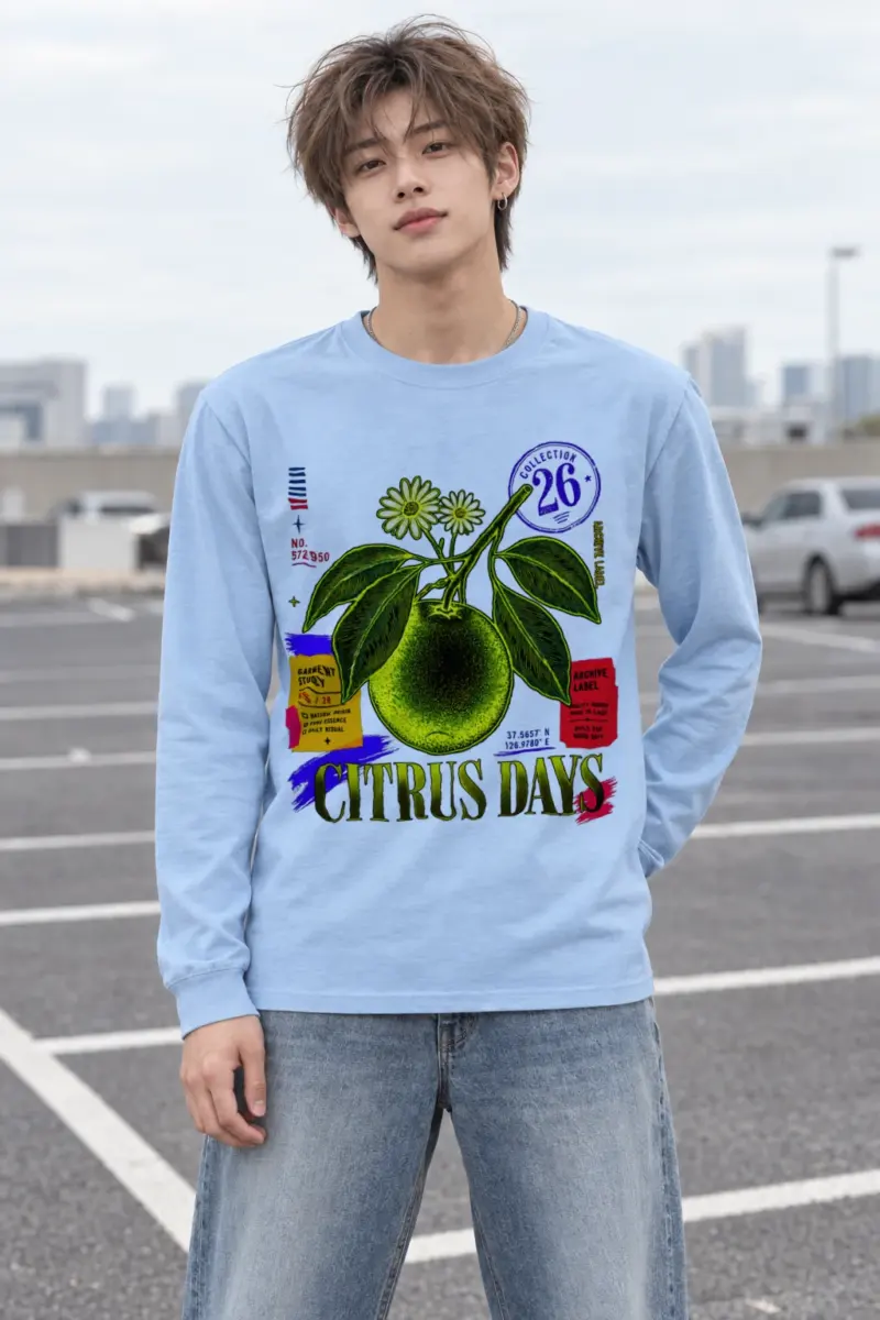 "Citrus Days" Unisex Longsleeve T-shirt