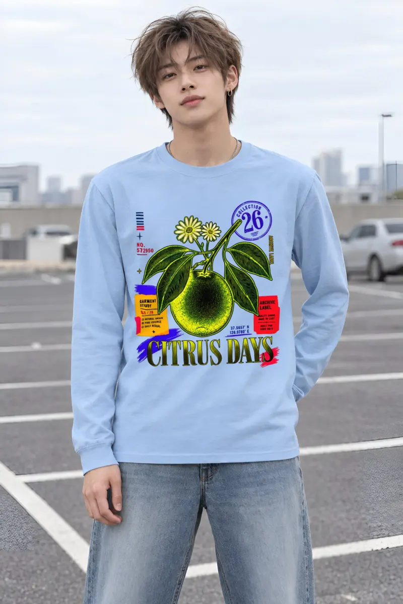 "Citrus Days" Unisex Longsleeve T-shirt