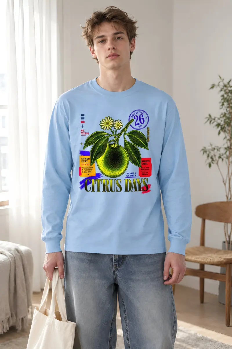 "Citrus Days" Unisex Longsleeve T-shirt