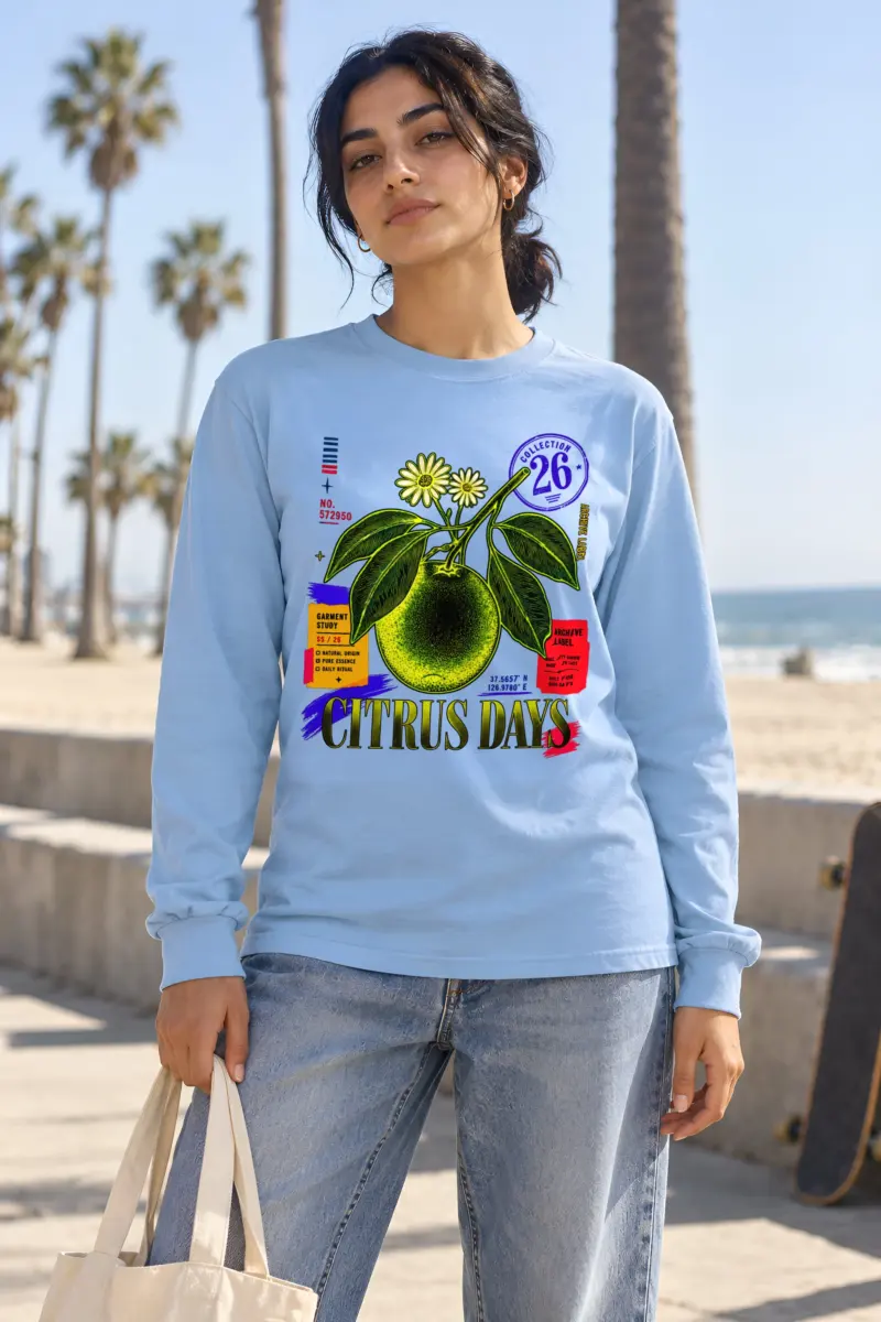 "Citrus Days" Unisex Longsleeve T-shirt