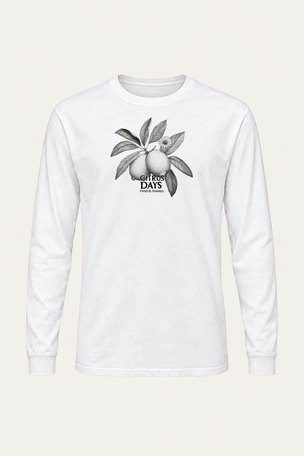 "Citrus Days" Unisex Longsleeve T-shirt | Gildan 2400