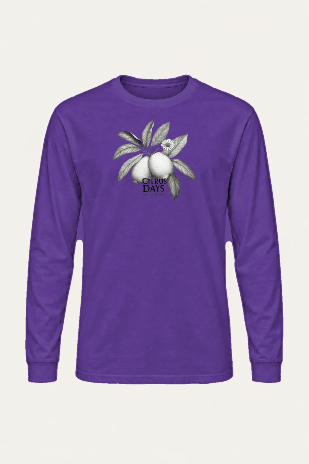 "Citrus Days" Unisex Longsleeve T-shirt | Gildan 2400