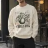 "Citrus Days" Unisex Sponge Fleece Crewneck Sweatshirt | Bella + Canvas 3901