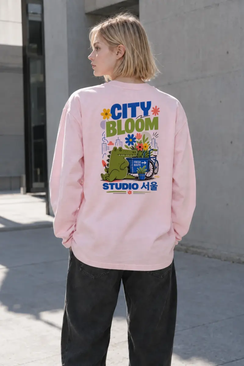 "City Bloom Fresh Route" Unisex Longsleeve T-shirt | Gildan 2400