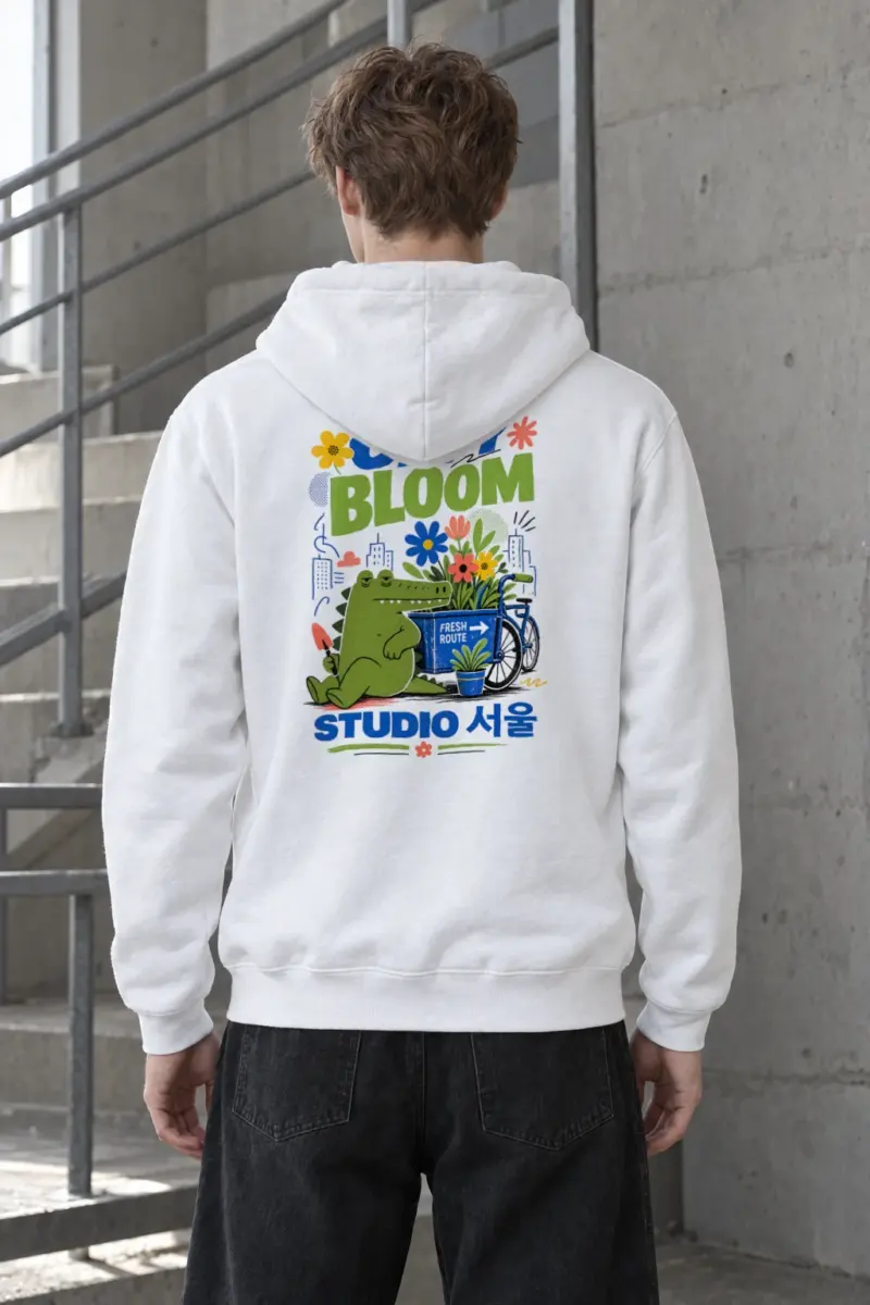 "City Bloom Route" Heavy Blend Unisex Pullover Hoodie