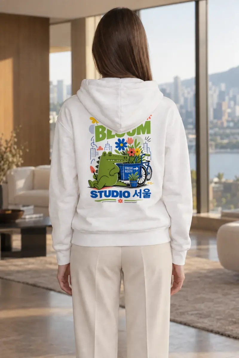 "City Bloom Route" Heavy Blend Unisex Pullover Hoodie | Gildan 18500