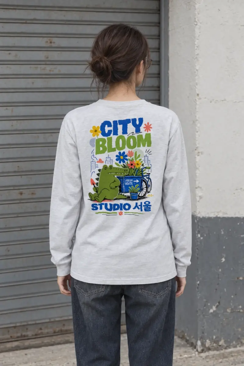 "City Bloom Route" Unisex Longsleeve T-shirt
