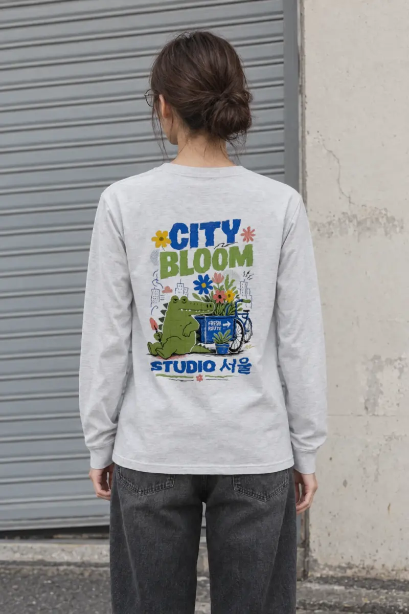 "City Bloom Route" Unisex Longsleeve T-shirt